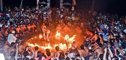 Kecak dance performance, Bali, Indonesia photo