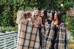 six girls in the park photo