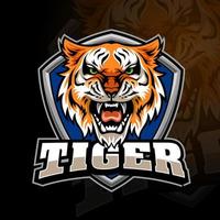 ilustración del logotipo del vector del equipo tigre. logotipo adecuado para aplicaciones, tecnología, equipo, deporte, software, empresas de juegos y ferretería. el diseño es mínimo y fácil de configurar.