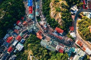 Aerial Panoramic view to the Andreevsky Descent photo