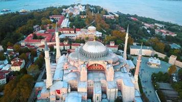 Sehzade Mosque from sky Golden Horn Istanbul photo