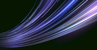 Colorful light trails, long time exposure motion blur effect. Vector Illustration