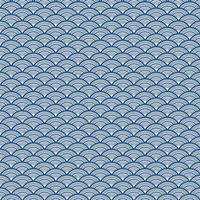 abstract japanese wave style pattern design vector