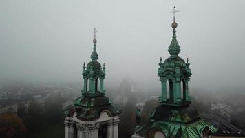 vista aérea de cracovia, castillo real de wawel, foto