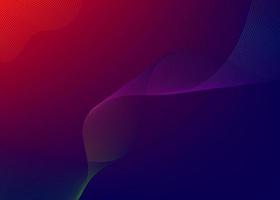 Red and blue color background in metaverse concept, futuristic galaxy and high technology. vector