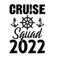 Cruise Squad 2022 vector