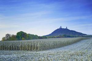 Landscape with a castle in the background photo