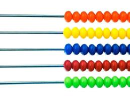 Colors of abacus photo