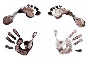 Imprint hands and foot photo