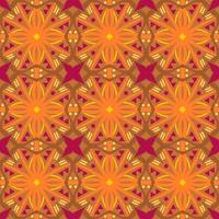 Geometric Seamless Pattern with Tribal Shape. Colorful pattern designed in Ikat, Aztec, Moroccan, Islamic, Luxury Arabic Style. Ideal for Fabric Garment, Ceramics, Wallpaper. Vector Illustration.