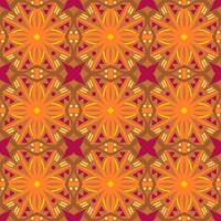 Geometric Seamless Pattern with Tribal Shape. Colorful pattern designed in Ikat, Aztec, Moroccan, Islamic, Luxury Arabic Style. Ideal for Fabric Garment, Ceramics, Wallpaper. Vector Illustration.