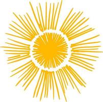 Sun icon. Suns  vector illustration, summer line sun