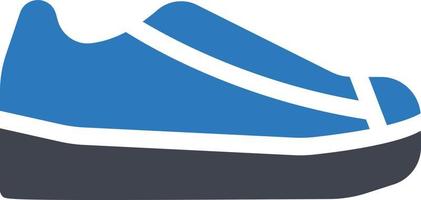 ilustración vectorial de zapatillas de deporte en un fondo. símbolos de calidad premium. iconos vectoriales para concepto y diseño gráfico. vector