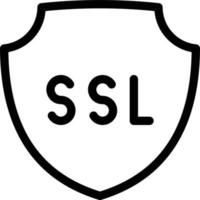 SSL vector illustration on a background.Premium quality symbols.vector icons for concept and graphic design.