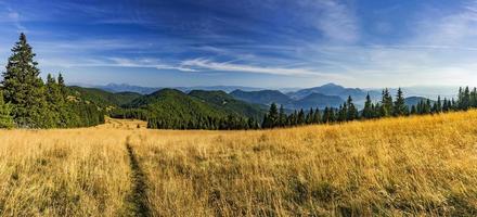 Slovak mountainous landscape photo