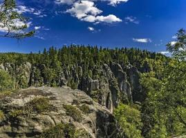 rocas adrspach-teplice, república checa foto