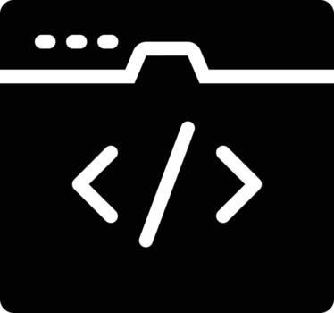 ilustración vectorial de codificación en un fondo. símbolos de calidad premium. iconos vectoriales para concepto y diseño gráfico. vector