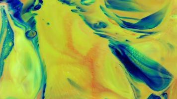 Abstract Background in the Technique of Fluid Liquid Art Pattern video