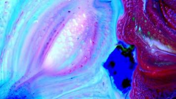 Abstract Background in the Technique of Fluid Liquid Art Pattern video