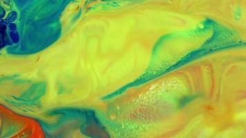 Abstract Background in the Technique of Fluid Liquid Art Pattern video