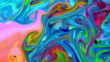 Abstract Background in the Technique of Fluid Liquid Art Pattern video