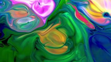 Abstract Background in the Technique of Fluid Liquid Art Pattern video