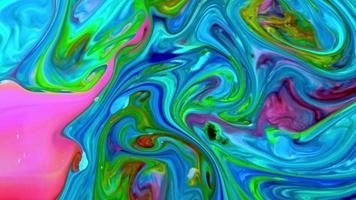 Abstract Background in the Technique of Fluid Liquid Art Pattern video