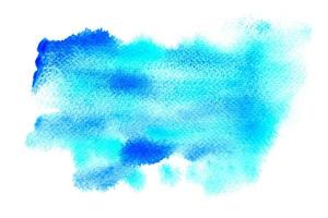 blue watercolor background. hand draw watercolor background photo