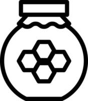 honey jar vector illustration on a background.Premium quality symbols.vector icons for concept and graphic design.