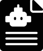 ilustración de vector de robot en un fondo. símbolos de calidad premium. iconos vectoriales para concepto y diseño gráfico.