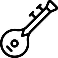 ilustración de vector de guitarra en un fondo. símbolos de calidad premium. iconos vectoriales para concepto y diseño gráfico.