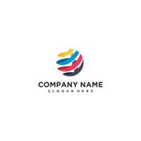 Global logo company vector design