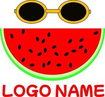 Glasses Melon Logo pro vector