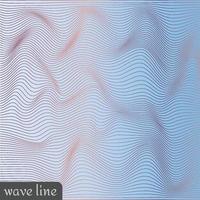 Waves flow as a water surface background vector