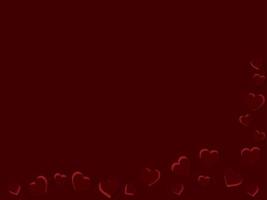 Dark red layered heart pattern background vector illustration