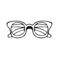 icono de gafas, ilustración vectorial vector