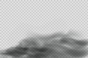 Black dust,clouds and fog. vector