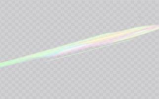 Rainbow highlights on a black background.Glare or reflection from water and glass.Glittering  particles for social media backgrounds, product presentations, photo shots. vector