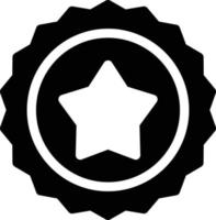 ilustración de vector de estrella en un fondo. símbolos de calidad premium. iconos vectoriales para concepto y diseño gráfico.