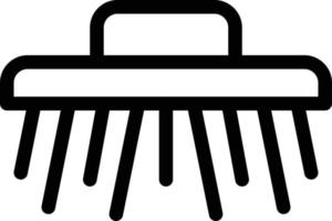 brush vector illustration on a background.Premium quality symbols.vector icons for concept and graphic design.