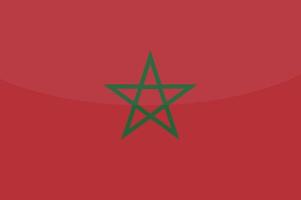 Moroccan hand drawn flag, Moroccan dirham  hand drawn vector