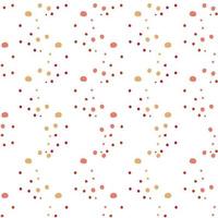 Abstract polka dot seamless pattern vector illustration