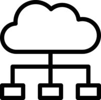 ilustración de vector de nube en un fondo. símbolos de calidad premium. iconos vectoriales para concepto y diseño gráfico.