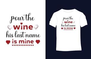 Valentine vector t-shirt design with silhouettes, typography, print, vector illustration