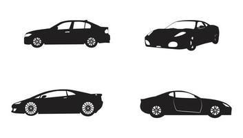 Vehicle Car Silhouettes vector Free Vector