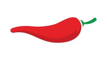 Spicy Chili logo icon vector Red Pepper logo template Free Vector