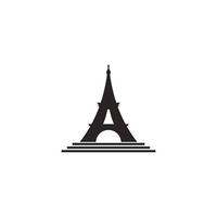 Eiffel tower vector icon