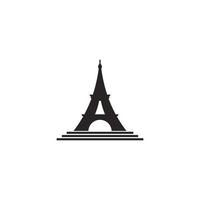 Eiffel tower vector icon