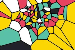 Voronoi colorful diagram geometrical tile texture, background, stone texture, print fabric vector mosaic patterns