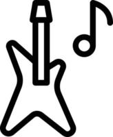 ilustración de vector de guitarra en un fondo. símbolos de calidad premium. iconos vectoriales para concepto y diseño gráfico.